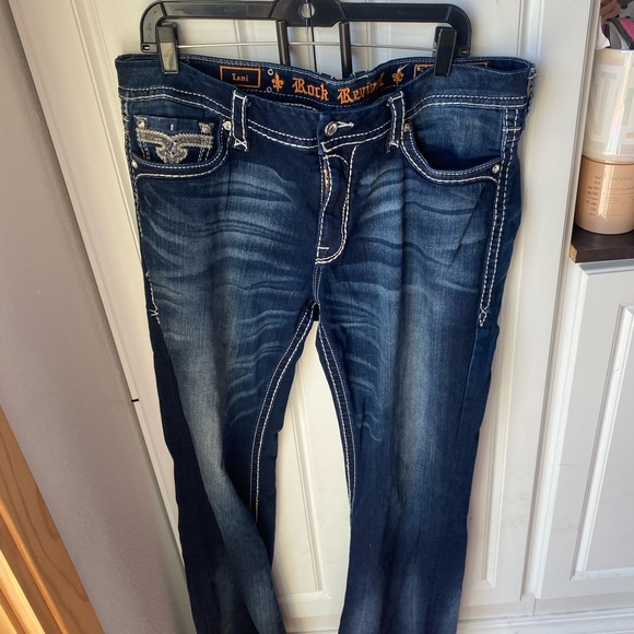 Rock Revival women’s size 34 bling easy boot jeans - Picture 4 of 4